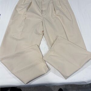 Ralph Lauren Pleated Tan/Cream Chinos.  Price Drop!